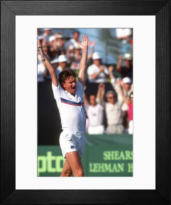 Framed Print : Jimmy Connors Framed Print : Jimmy Connors