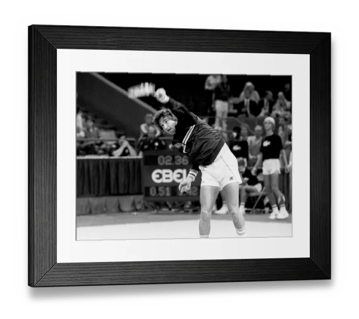 Framed Print : Davis Cup 7-14-1984 The OMNI Framed Print : Davis Cup 7-14-1984 The OMNI