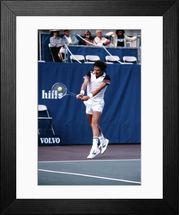 Framed Print : Jimmy Connors On The Court Framed Print : Jimmy Connors On The Court