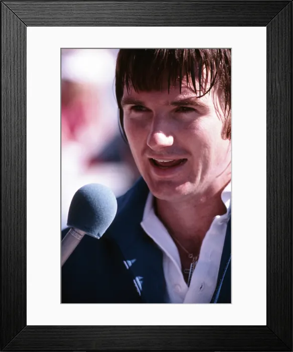 Framed Print : Interviewing Jimmy Connors Framed Print : Interviewing Jimmy Connors