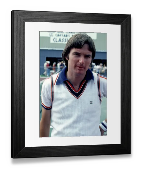 Framed Print : Jimmy Connors Portrait Framed Print : Jimmy Connors Portrait