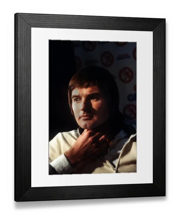 Framed Print : Jimmy Connors Playing Tennis