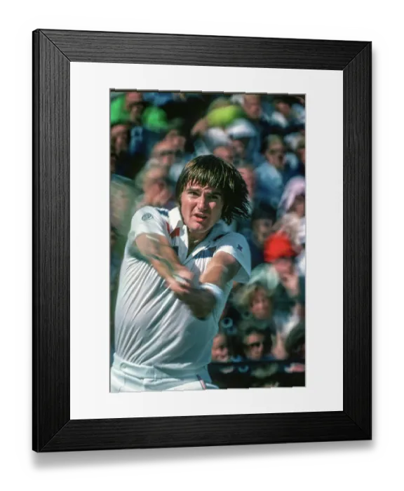 Framed Print : Jimmy Connors At The US Open Framed Print : Jimmy Connors At The US Open