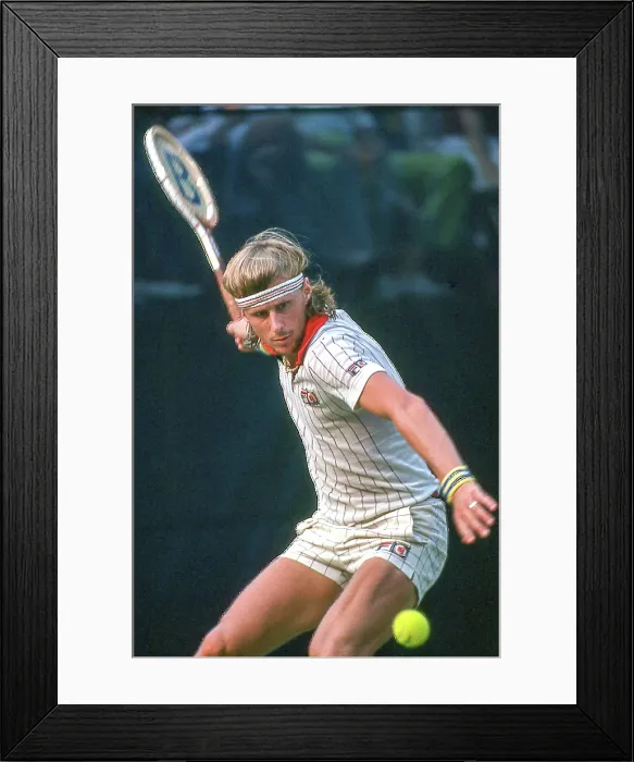 Framed Print : Bjorn Borg At The US Open Framed Print : Bjorn Borg At The US Open