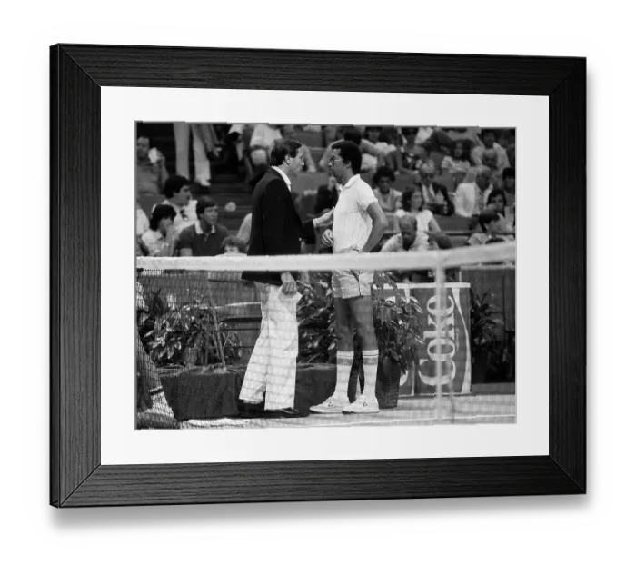 Framed Print : Davis Cup 7-14-1984 The OMNI Framed Print : Davis Cup 7-14-1984 The OMNI