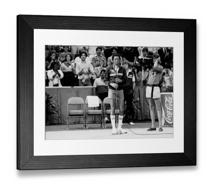 Framed Print : Davis Cup 7-14-1984 The OMNI Framed Print : Davis Cup 7-14-1984 The OMNI