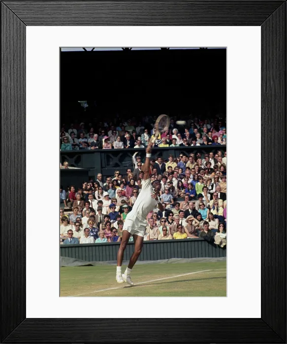 Framed Print : Arthur Ashe At Wimbledon