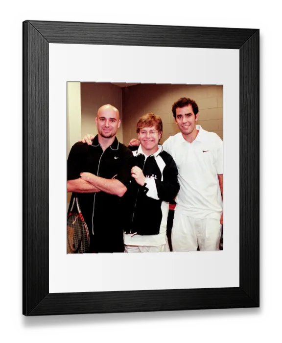 Framed Print : Elton John - Billie Jean King - Smash Hits - The Summit Houston Texas, 09-12-1996 Framed Print : Elton John - Billie Jean King - Smash Hits - The Summit Houston Texas, 09-12-1996