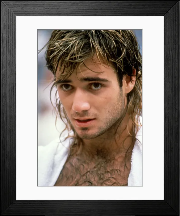 Framed Print : 1989 U.S. Open Tennis Tournament