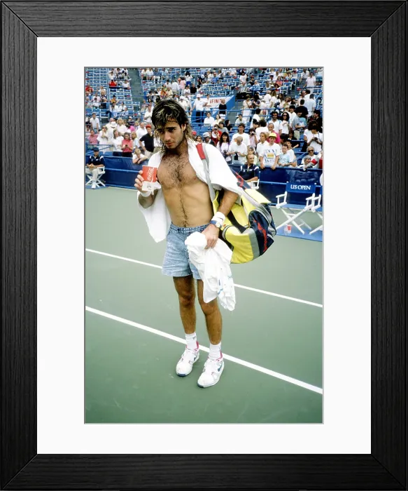 Framed Print : 1989 U.S. Open Tennis Tournament