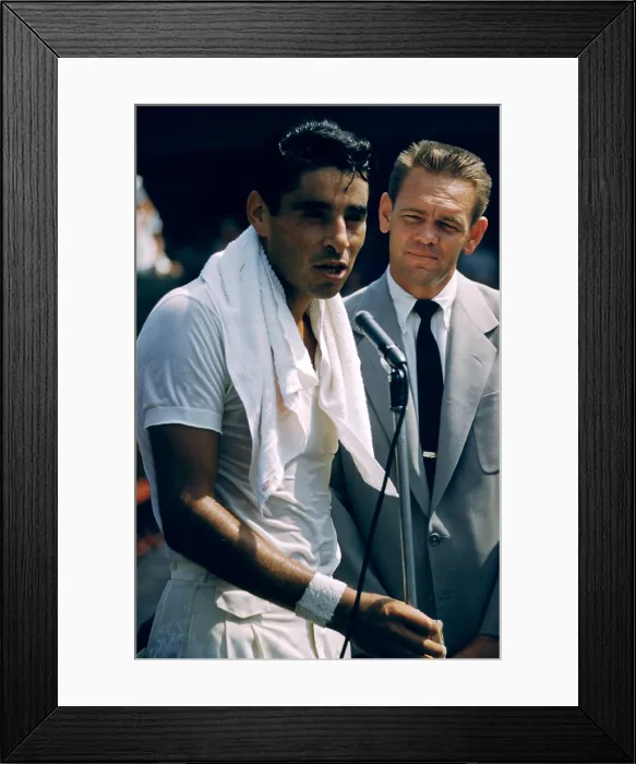 Framed Print : 1957 Jack Kramer Tournament Framed Print : 1957 Jack Kramer Tournament