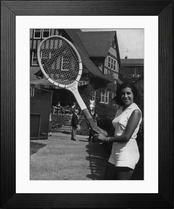 Framed Print : Outsize Tennis Racket Framed Print : Outsize Tennis Racket