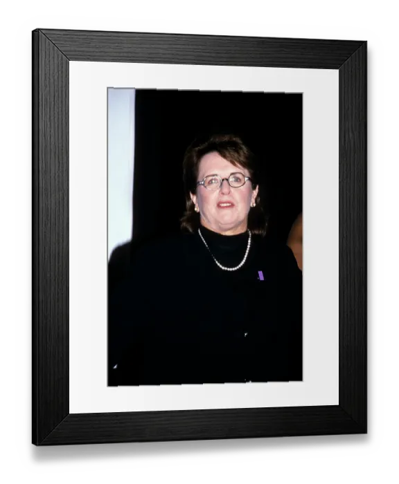 Framed Print : Billie Jean King Framed Print : Billie Jean King
