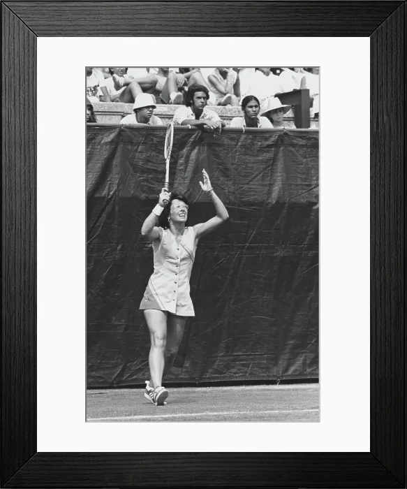 Framed Print : Billie Jean King Framed Print : Billie Jean King
