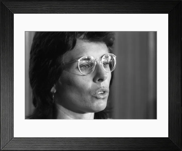 Framed Print : Billie Jean King Framed Print : Billie Jean King