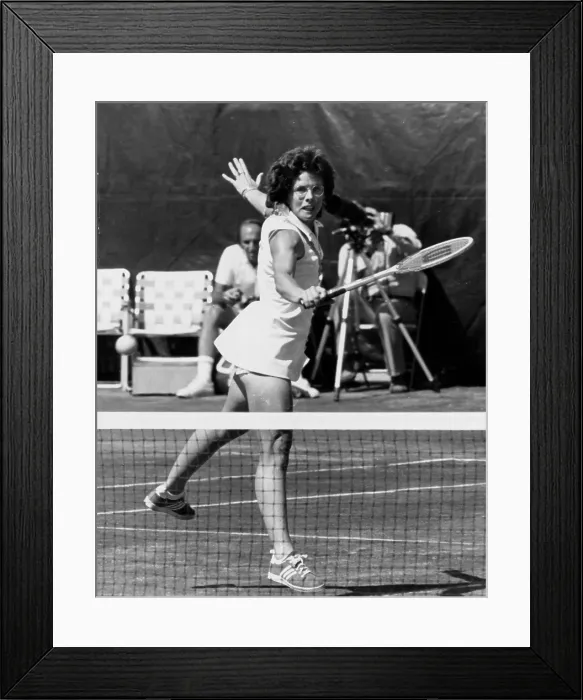 Framed Print : Billie Jean King Framed Print : Billie Jean King