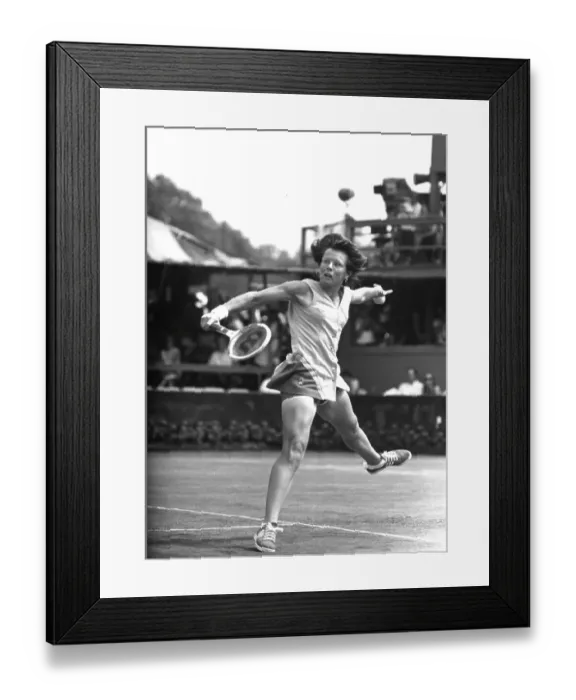 Framed Print : Billie Jean King Framed Print : Billie Jean King