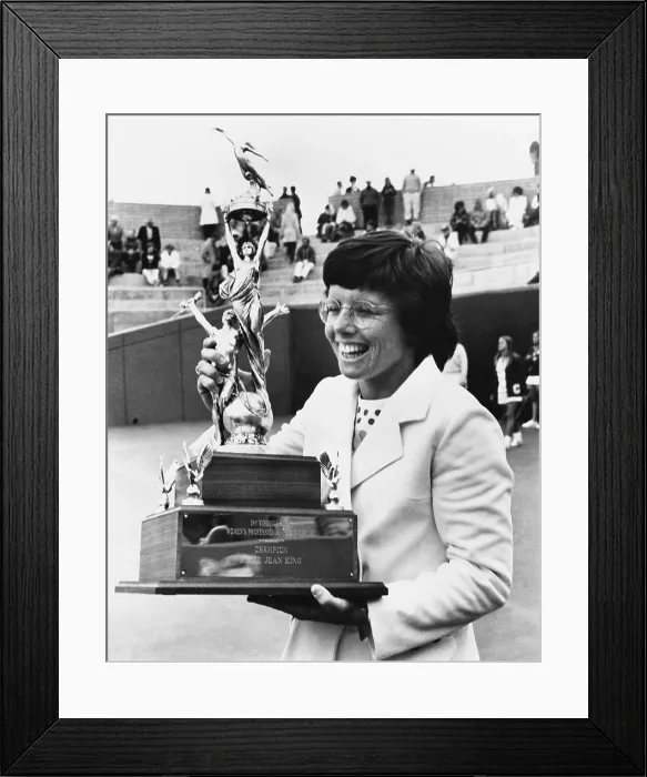 Framed Print : Billie Jean King Framed Print : Billie Jean King