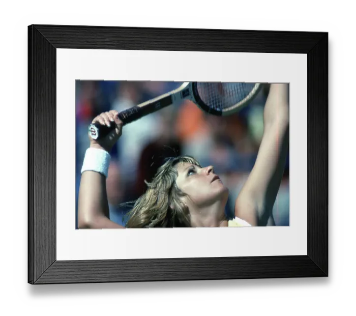 Framed Print : Chris Evert Framed Print : Chris Evert
