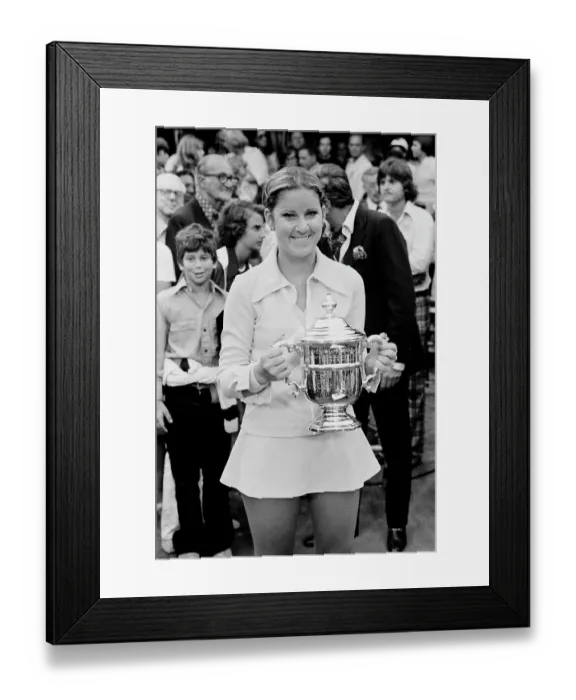 Framed Print : Chris Evert