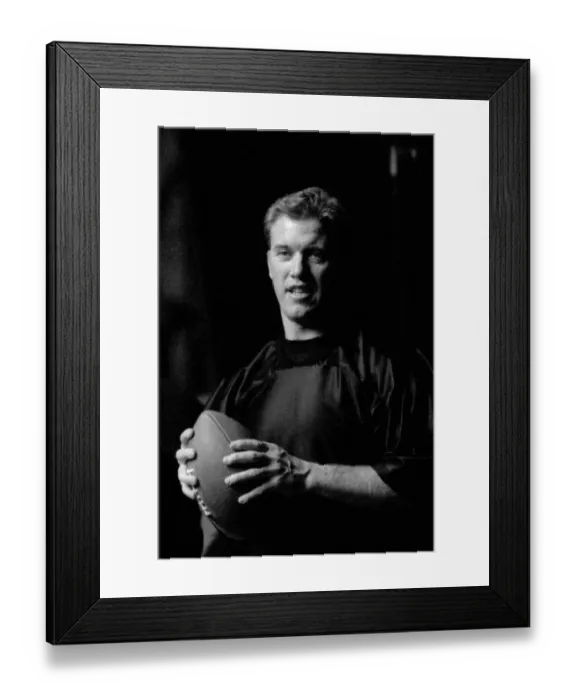 Framed Print : John Elway Television Commercial