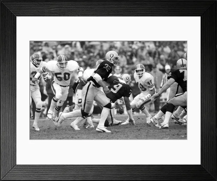 Framed Print : Marcus Allen Touchdown during Raiders vs. Broncos Game Framed Print : Marcus Allen Touchdown during Raiders vs. Broncos Game