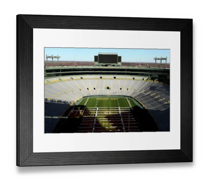 Framed Print : Green Bay Cityscapes And City Views