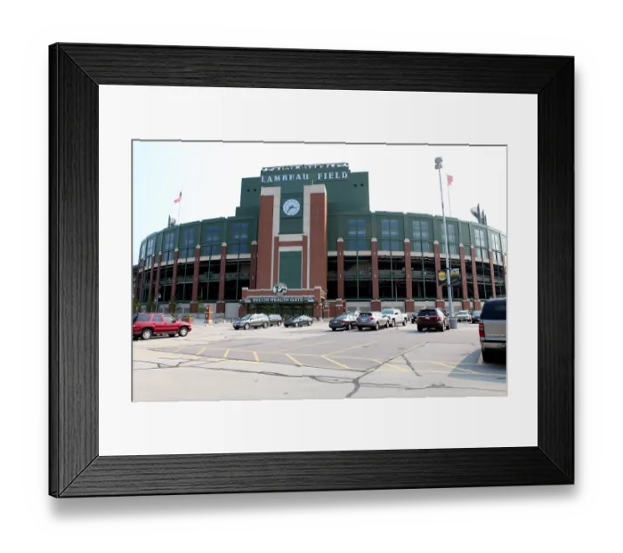 Framed Print : Green Bay Cityscapes And City Views