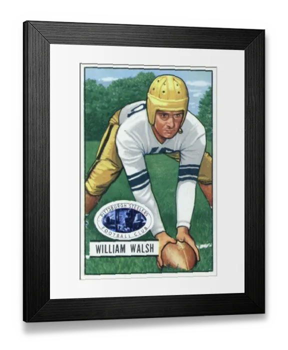 Framed Print : Football Card Of Bill Walsh Framed Print : Football Card Of Bill Walsh