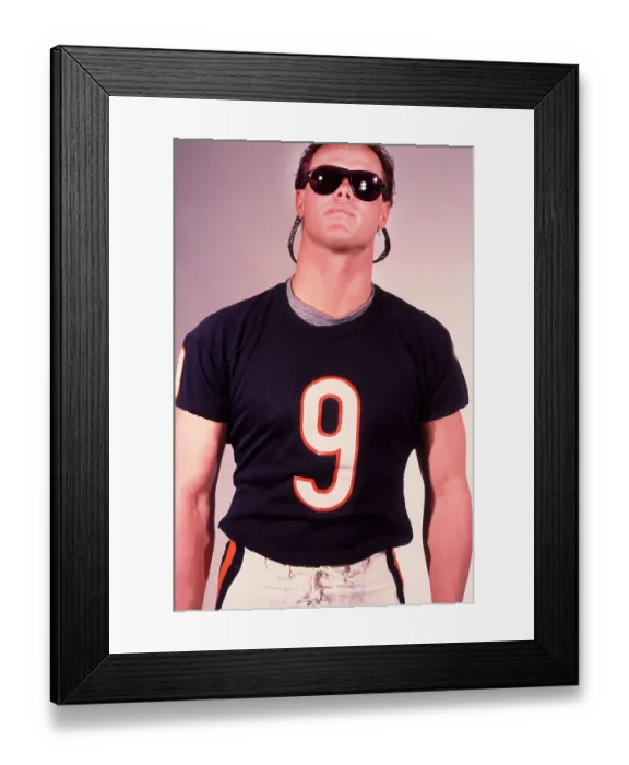 Framed Print : Jim McMahon of The Chicago Bears filming the Super Bowl Shuffle at the Bears Training Camp in Lake Forest, Illinois Framed Print : Jim McMahon of The Chicago Bears filming the Super Bowl Shuffle at the Bears Training Camp in Lake Forest, Illinois