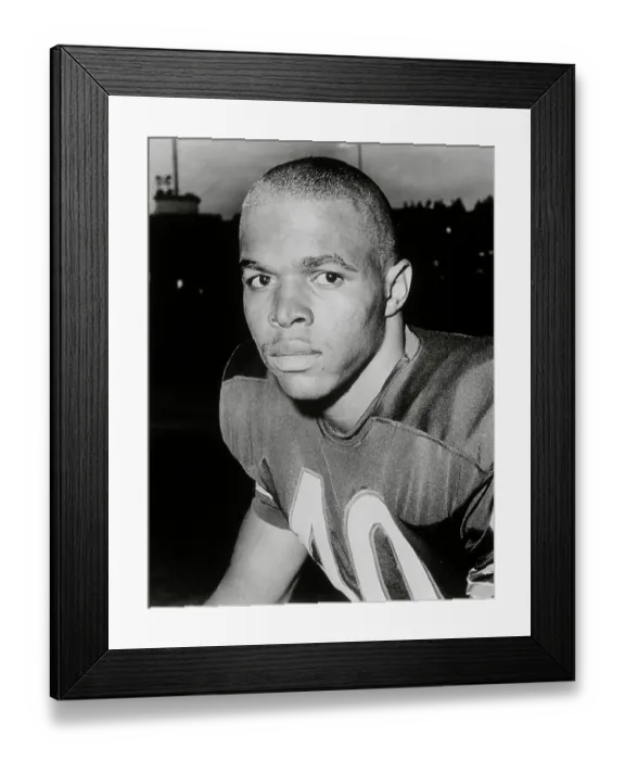 Framed Print : Portrait of Chicago Bears Gale Sayers Framed Print : Portrait of Chicago Bears Gale Sayers