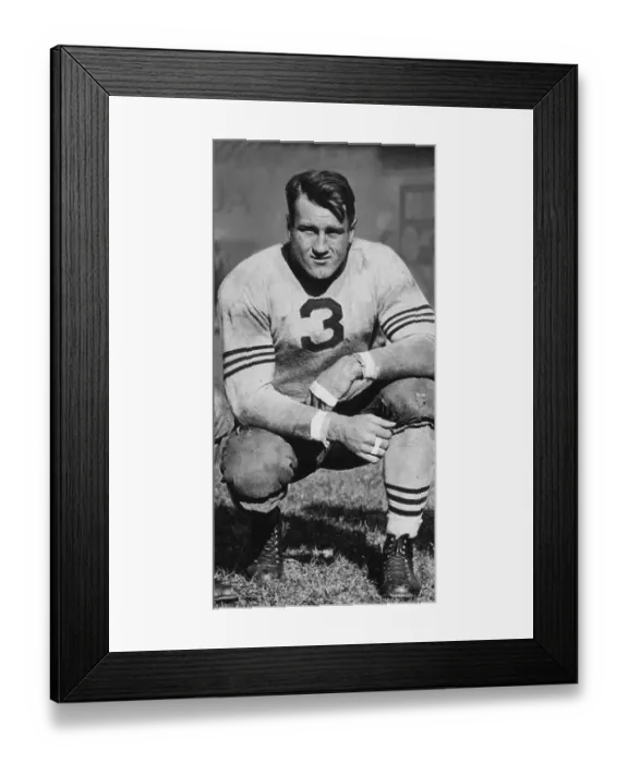 Framed Print : Football player Bronko Nagurski