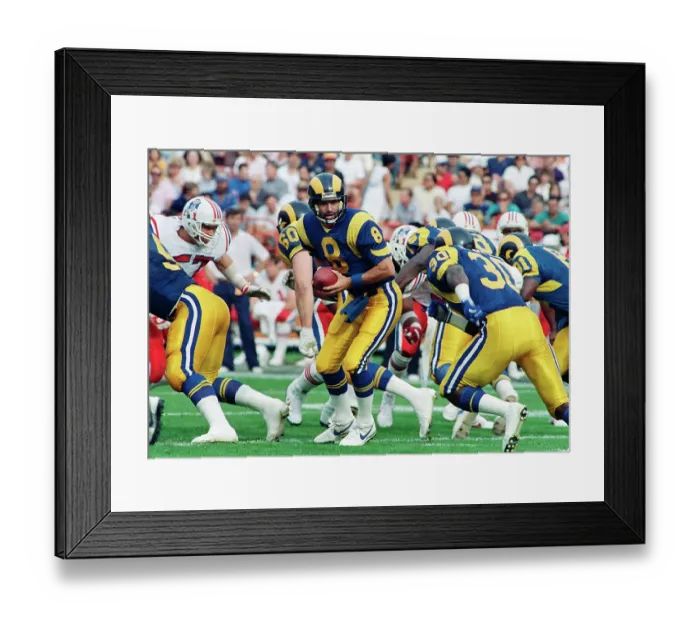 Framed Print : LA Rams QB Steve Dils Game Action Framed Print : LA Rams QB Steve Dils Game Action