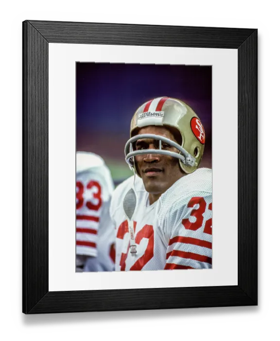 Framed Print : OJ Simpson In 49ers Uniform Framed Print : OJ Simpson In 49ers Uniform