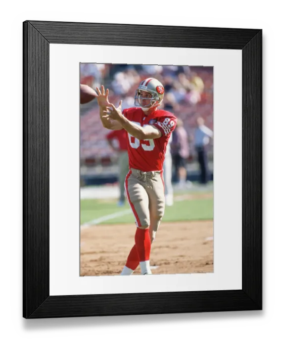 Framed Print : NFL San Francisco 49ers - CB # 89 Ed McCaffrey Framed Print : NFL San Francisco 49ers - CB # 89 Ed McCaffrey