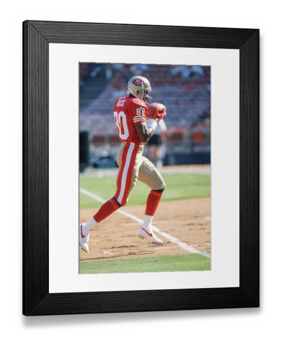 Framed Print : NFL San Francisco 49ers Receiver # 80 Jerry Rice Framed Print : NFL San Francisco 49ers Receiver # 80 Jerry Rice