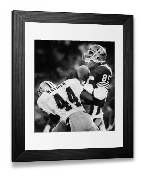 Framed Print : New Orleans Saints Vs San Francisco 49ers Framed Print : New Orleans Saints Vs San Francisco 49ers