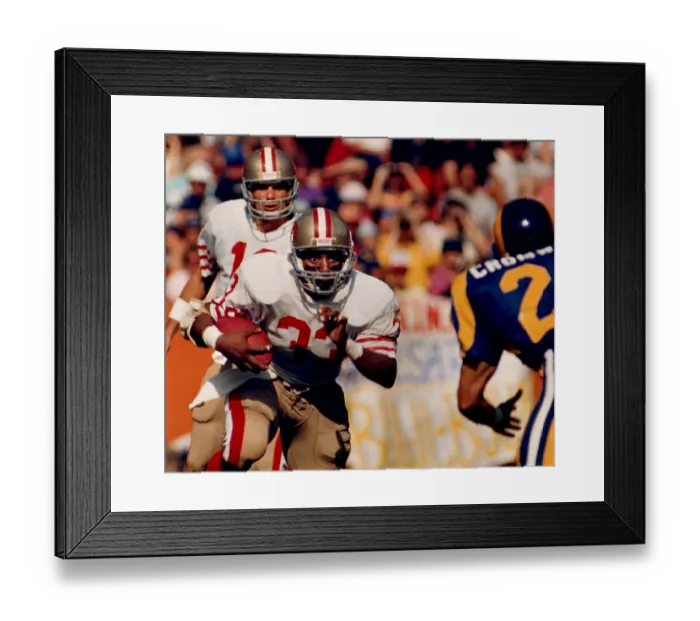 Framed Print : San Francisco 49ers Roger Craig Joe Montana Framed Print : San Francisco 49ers Roger Craig Joe Montana