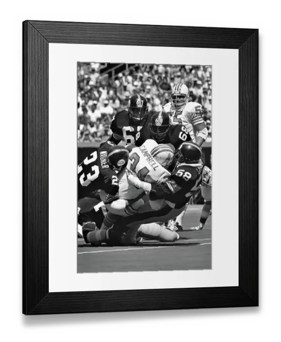Framed Print : Houston Oilers v Pittsburgh Steelers Framed Print : Houston Oilers v Pittsburgh Steelers