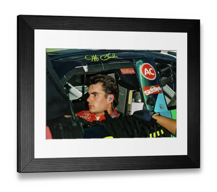 Framed Print : Jeff Gordon Prepares The 24 Car Framed Print : Jeff Gordon Prepares The 24 Car