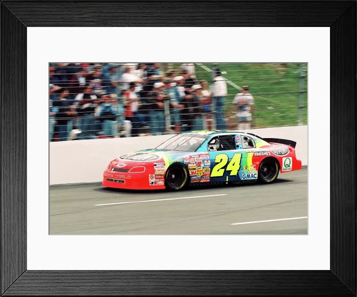 Framed Print : Jeff Gordon Comes Out Of A Turn Framed Print : Jeff Gordon Comes Out Of A Turn
