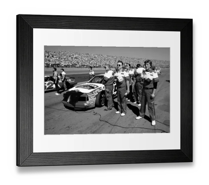 Framed Print : 1986 Daytona 500 NASCAR race Framed Print : 1986 Daytona 500 NASCAR race