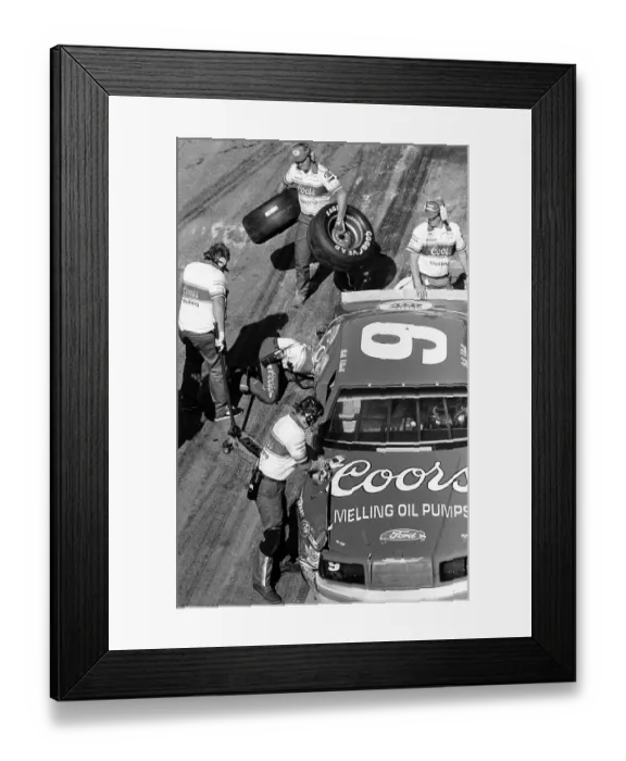 Framed Print : 1986 Daytona 500 NASCAR race Framed Print : 1986 Daytona 500 NASCAR race
