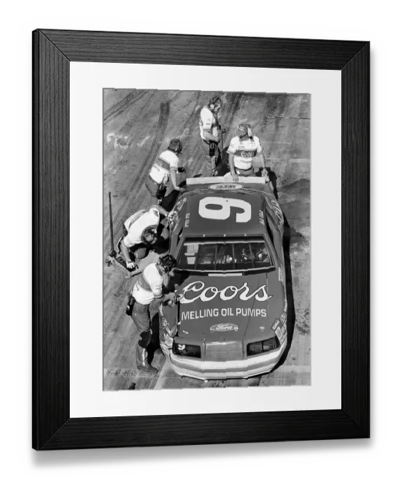 Framed Print : 1986 Daytona 500 NASCAR race Framed Print : 1986 Daytona 500 NASCAR race