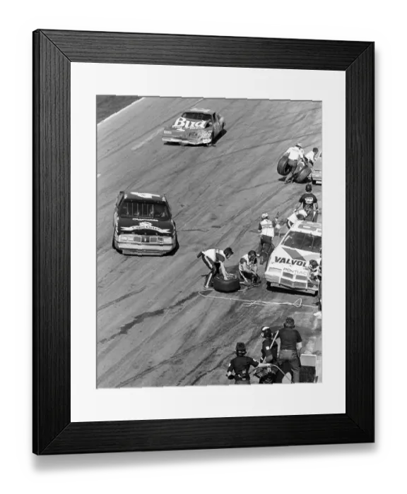 Framed Print : 1986 Daytona 500 NASCAR race Framed Print : 1986 Daytona 500 NASCAR race