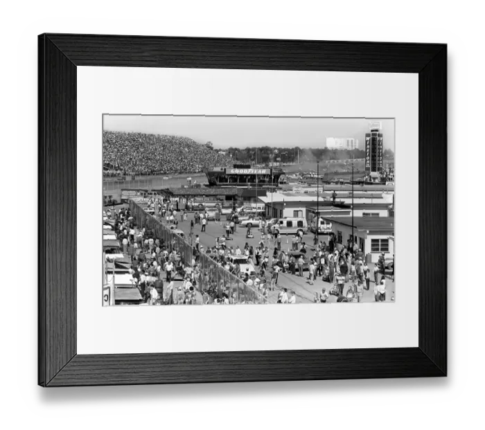 Framed Print : 1986 Daytona 500 NASCAR race Framed Print : 1986 Daytona 500 NASCAR race