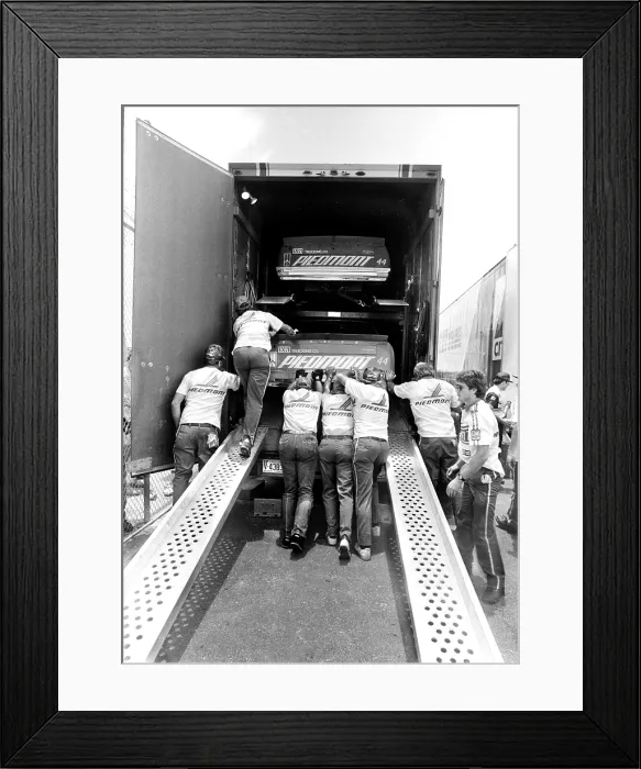 Framed Print : 1986 Firecracker 400 NASCAR race Framed Print : 1986 Firecracker 400 NASCAR race
