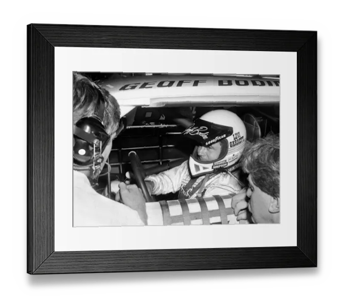 Framed Print : 1986 Firecracker 400 NASCAR race Framed Print : 1986 Firecracker 400 NASCAR race