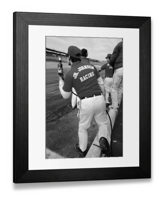 Framed Print : NASCAR races and drivers