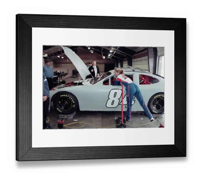 Framed Print : NASCAR Driver Shawna Robinson Framed Print : NASCAR Driver Shawna Robinson